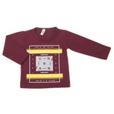 Boys Full Sleeves T-Shirt - Dark Purple, Kids, Boys T-Shirts, Chase Value, Chase Value