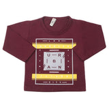 Boys Full Sleeves T-Shirt - Dark Purple, Kids, Boys T-Shirts, Chase Value, Chase Value