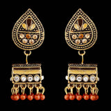 Women's Fancy Ear Jhumki - Brown, Women, Earrings & Tops, Chase Value, Chase Value