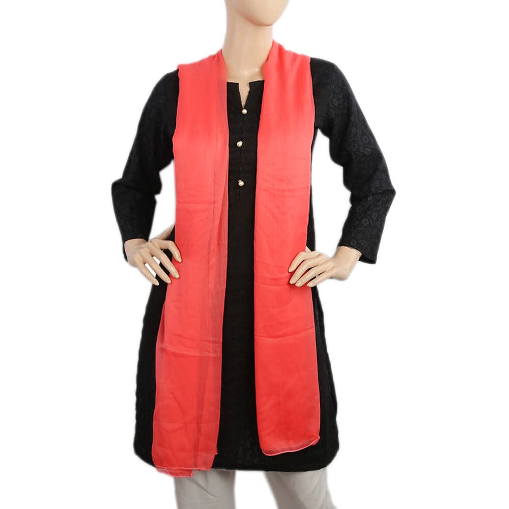 Women's Plain Chiffon Dupatta - Tea Pink, Women Dupatta, Chase Value, Chase Value