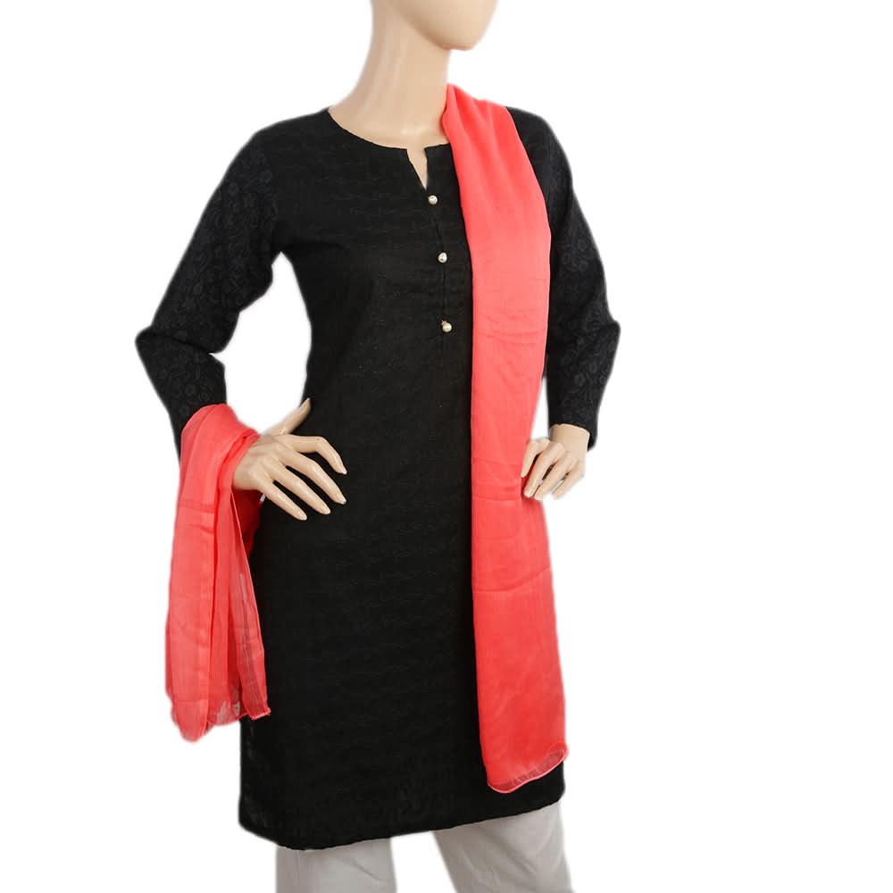 Women's Plain Chiffon Dupatta - Tea Pink, Women Dupatta, Chase Value, Chase Value
