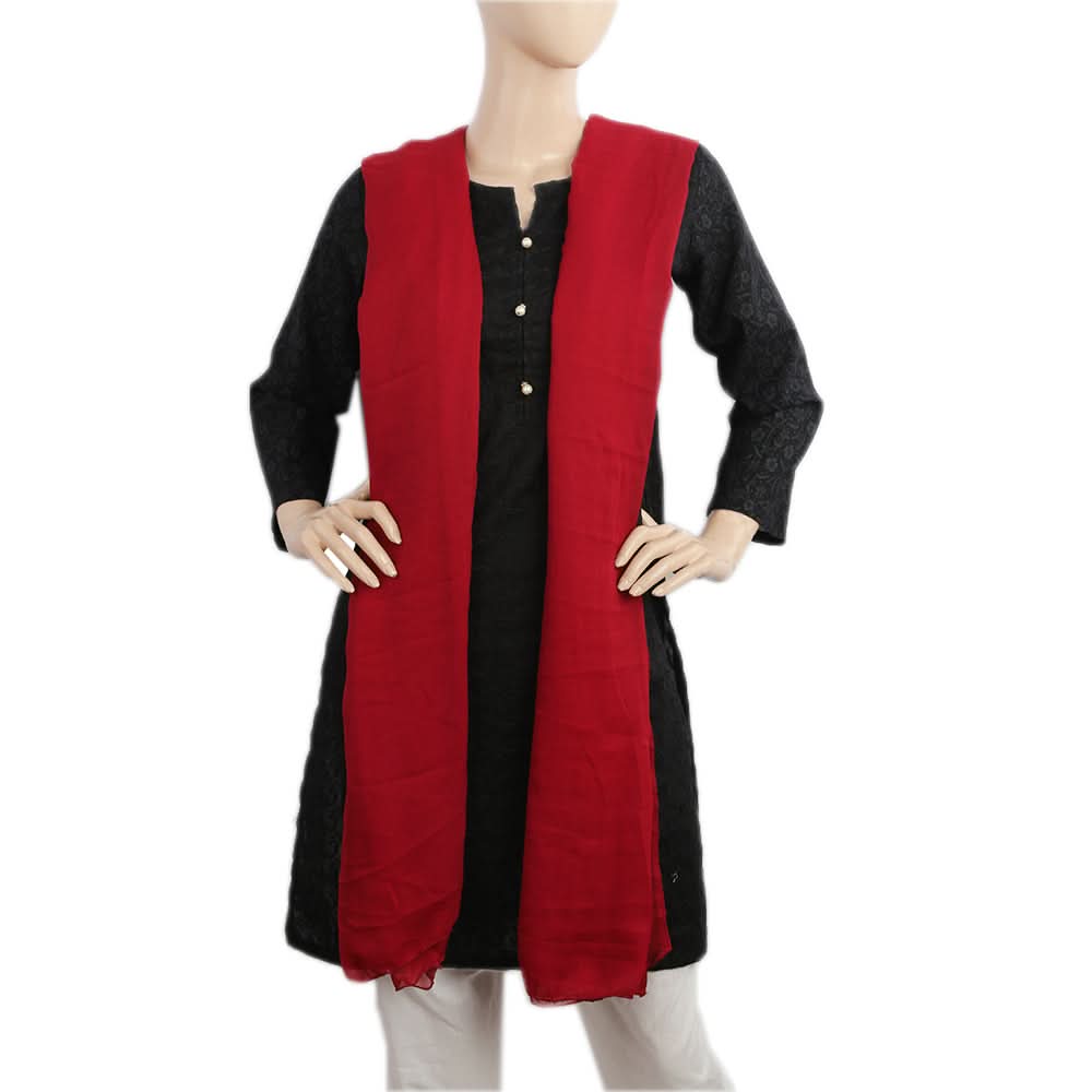 Women's Plain Chiffon Dupatta - Maroon, Women, Dupatta, Chase Value, Chase Value