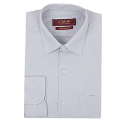 Mens Formal Shirt Plain - Steel Grey, Men, Shirts, Chase Value, Chase Value
