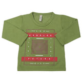 Boys Full Sleeves T-Shirt - Green, Kids, Boys T-Shirts, Chase Value, Chase Value