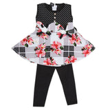 Girls Half Sleeves Tights Suit - Black, Kids, Girls Sets And Suits, Chase Value, Chase Value