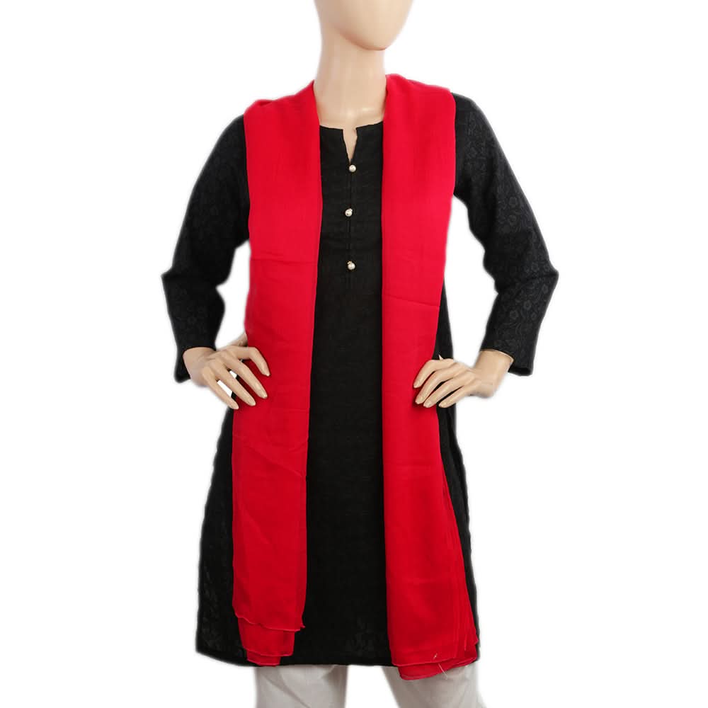 Women's Plain Chiffon Dupatta - Pink, Women Dupatta, Chase Value, Chase Value