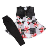 Girls Half Sleeves Tights Suit - Black, Kids, Girls Sets And Suits, Chase Value, Chase Value