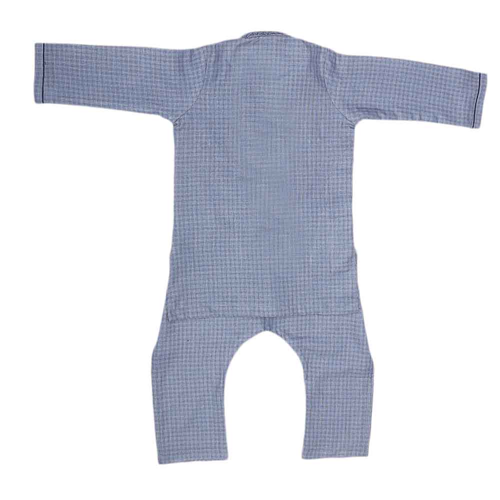 Boys Embroidered Shalwar Suit - Blue, Kids, Boys Shalwar Kameez, Chase Value, Chase Value