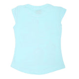Girls Printed Half Sleeves T-Shirt 4702 - Light Blue, Kids, Girls T-Shirts, Chase Value, Chase Value