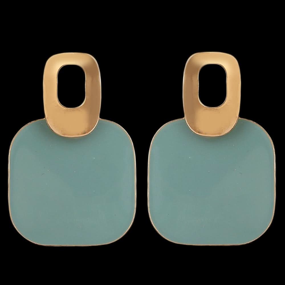Women's Ear Tops - Light Green, Women, Earrings & Tops, Chase Value, Chase Value