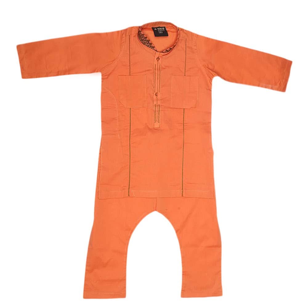 Copy of Boys Embroidered Shalwar Kameez - Copper, Kids, Boys Shalwar Kameez, Chase Value, Chase Value