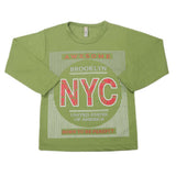 Boys Full Sleeves T-Shirt - Green, Kids, Boys T-Shirts, Chase Value, Chase Value