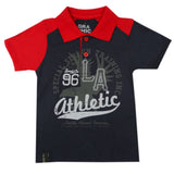 Boys Half Sleeves Polo T-Shirt - Navy Blue, Boys T-Shirts, Chase Value, Chase Value