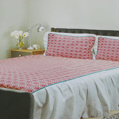 Double Side Printed Frill Bed Sheet - A, Home & Lifestyle, Double Bed Sheet, Chase Value, Chase Value
