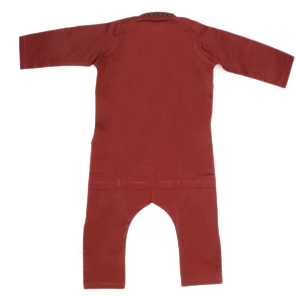 Boys Embroidered Shalwar Kameez - Maroon, Kids, Boys Shalwar Kameez, Chase Value, Chase Value