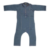 Boys Embroidered Shalwar Kameez - Navy Blue, Kids, Boys Shalwar Kameez, Chase Value, Chase Value
