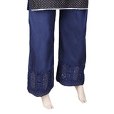 Women's Bell Bottom Embroidered Trouser - Blue, Women, Pants & Tights, Chase Value, Chase Value