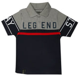 Boys Half Sleeves Polo T-Shirt - Grey, Boys T-Shirts, Chase Value, Chase Value