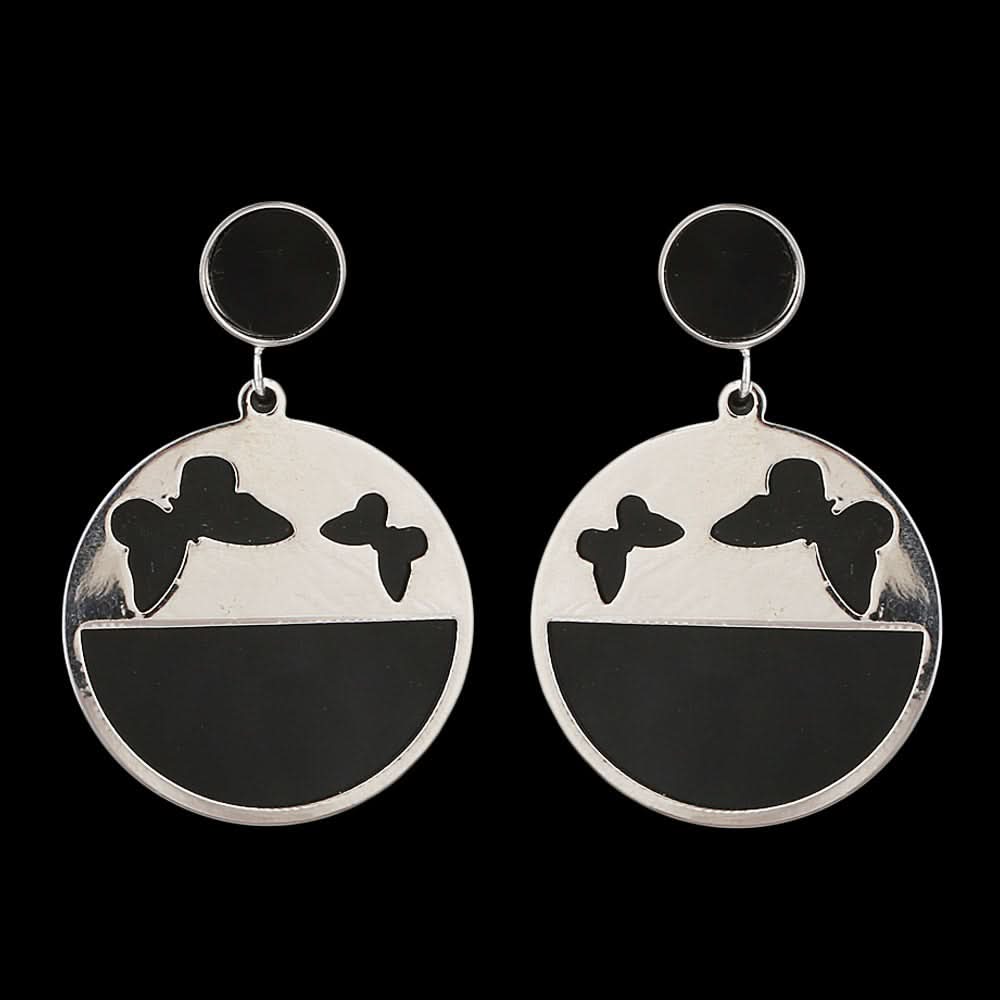 Women's Earring - Black, Women, Earrings & Tops, Chase Value, Chase Value