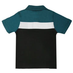Boys Half Sleeves Polo T-Shirt - Green, Boys T-Shirts, Chase Value, Chase Value
