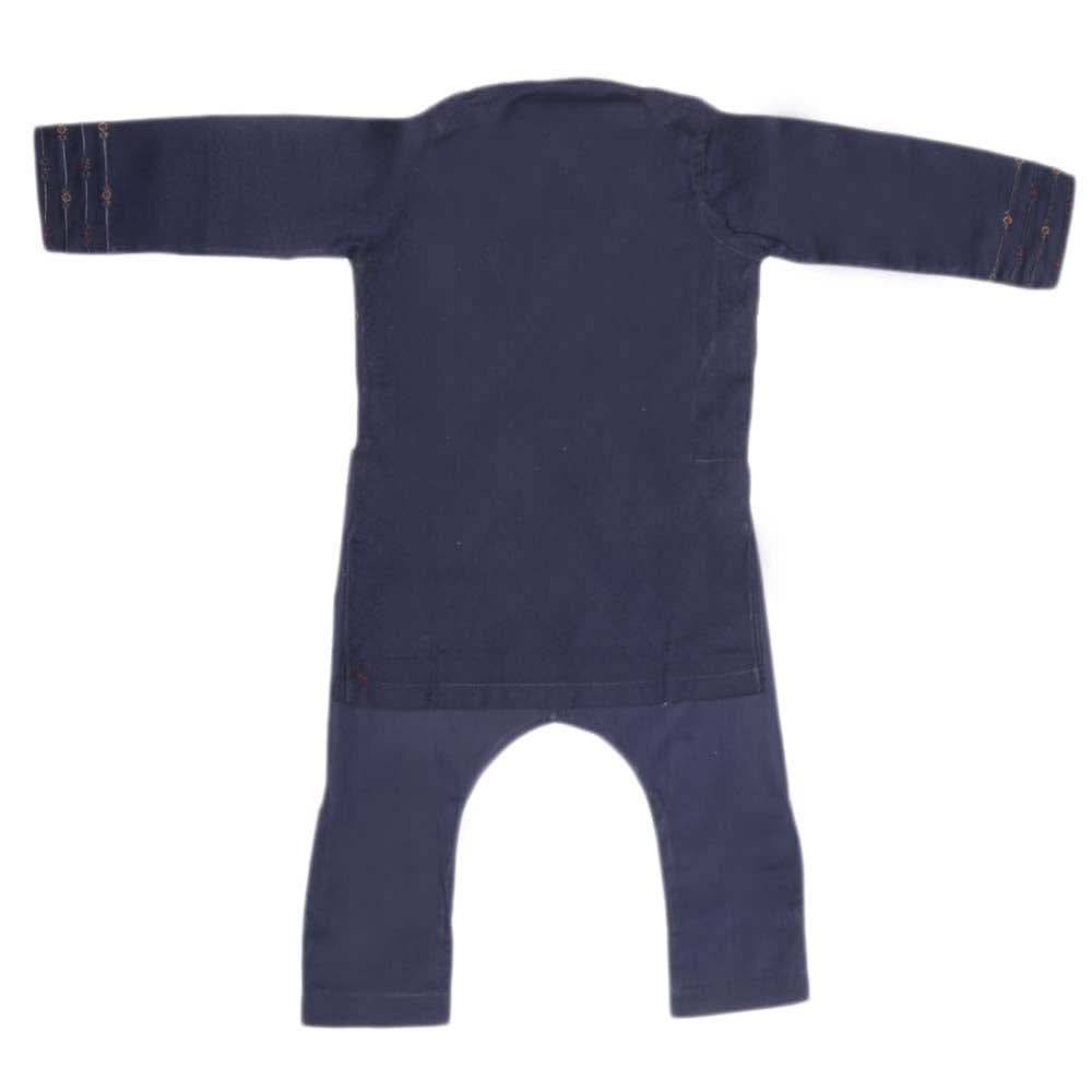 Boys Embroidered Shalwar Kameez - Navy Blue, Kids, Boys Shalwar Kameez, Chase Value, Chase Value