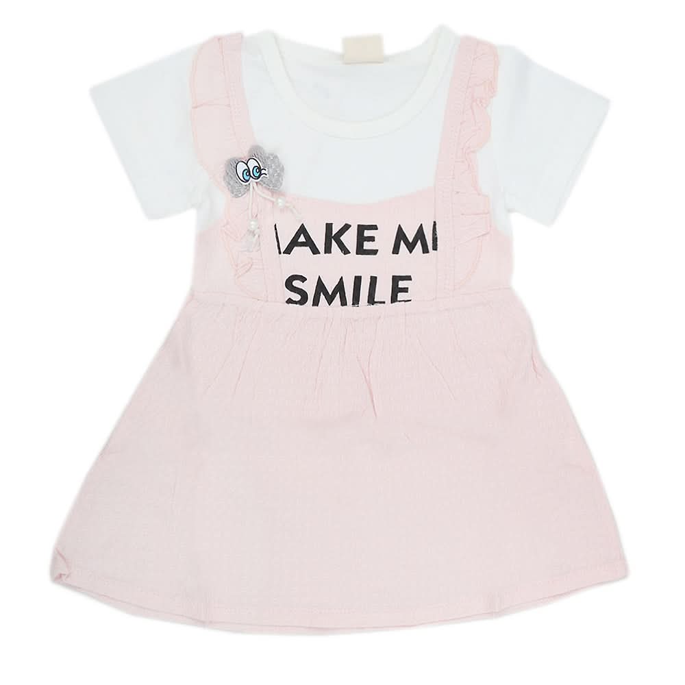 Newborn Girls Frock - Pink, Kids, NB Girls Frocks, Chase Value, Chase Value