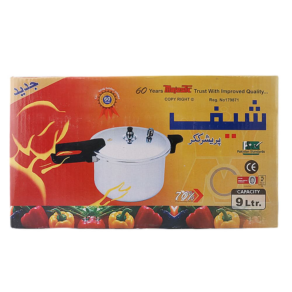 Chef Pressure Cooker 9 Litre, Home & Lifestyle, Cookware And Pans, Chase Value, Chase Value