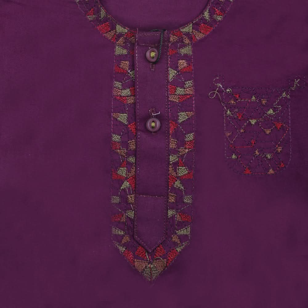 Newborn Boys Shalwar Suit - Purple, Kids, Newborn Boys Sets And Suits, Chase Value, Chase Value