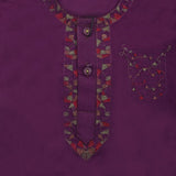 Newborn Boys Shalwar Suit - Purple, Kids, Newborn Boys Sets And Suits, Chase Value, Chase Value