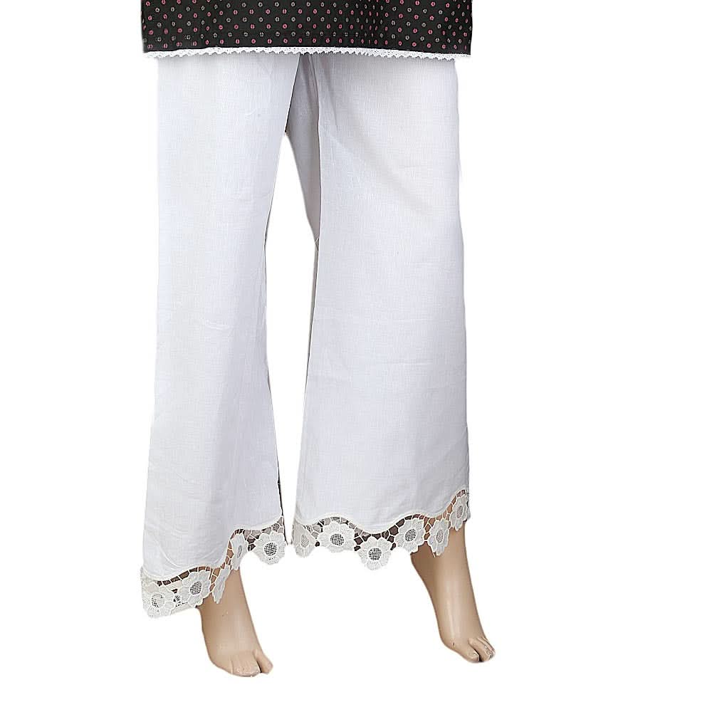 Women's Bell Bottom Trouser - White, Women, Pants & Tights, Chase Value, Chase Value
