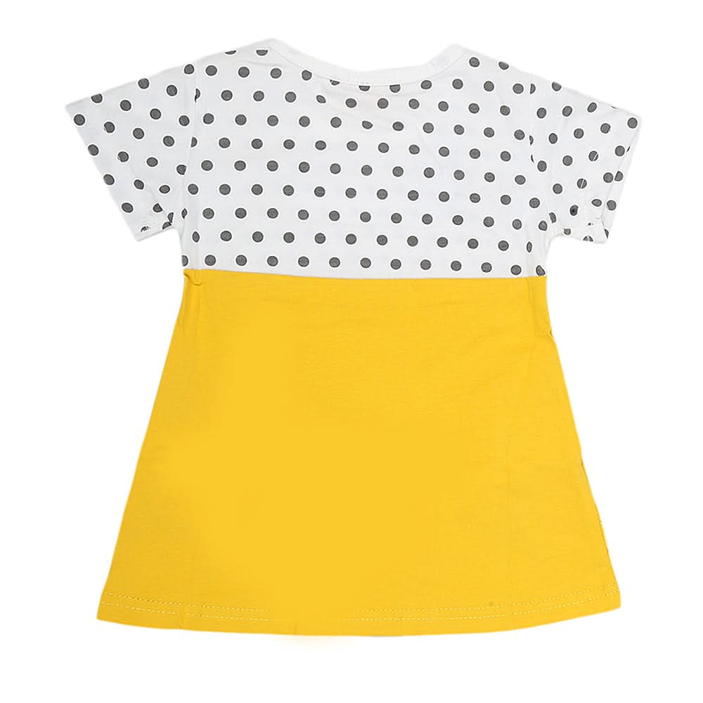 Newborn Girls Frock - Yellow, Kids, NB Girls Frocks, Chase Value, Chase Value