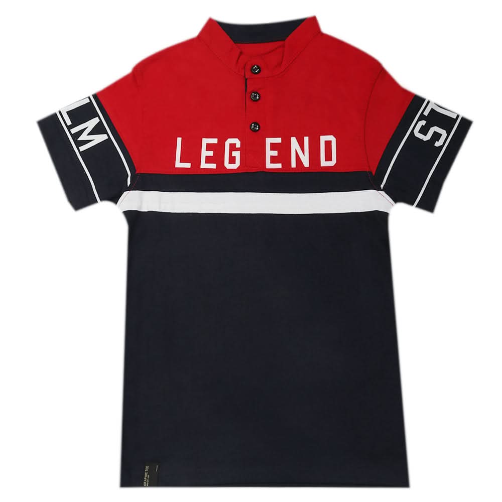 Boys Half Sleeves T-Shirt - Red, Boys T-Shirts, Chase Value, Chase Value