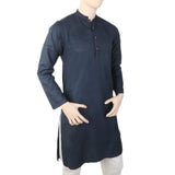 Men's Stamp Kurta - Steel Blue, Men, Kurtas, Chase Value, Chase Value