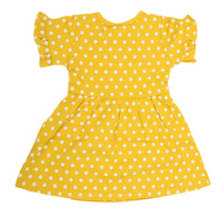 Newborn Girls Frock - Yellow, Kids, NB Girls Frocks, Chase Value, Chase Value