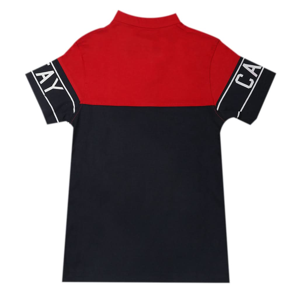Boys Half Sleeves T-Shirt - Red, Boys T-Shirts, Chase Value, Chase Value