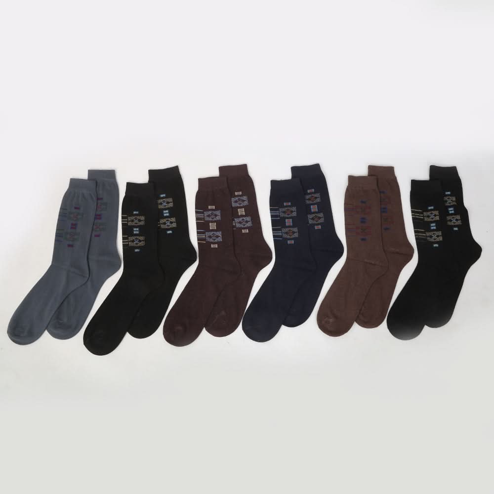 Men's Socks Pack Of 6 - Multi, Men, Mens Socks, Chase Value, Chase Value