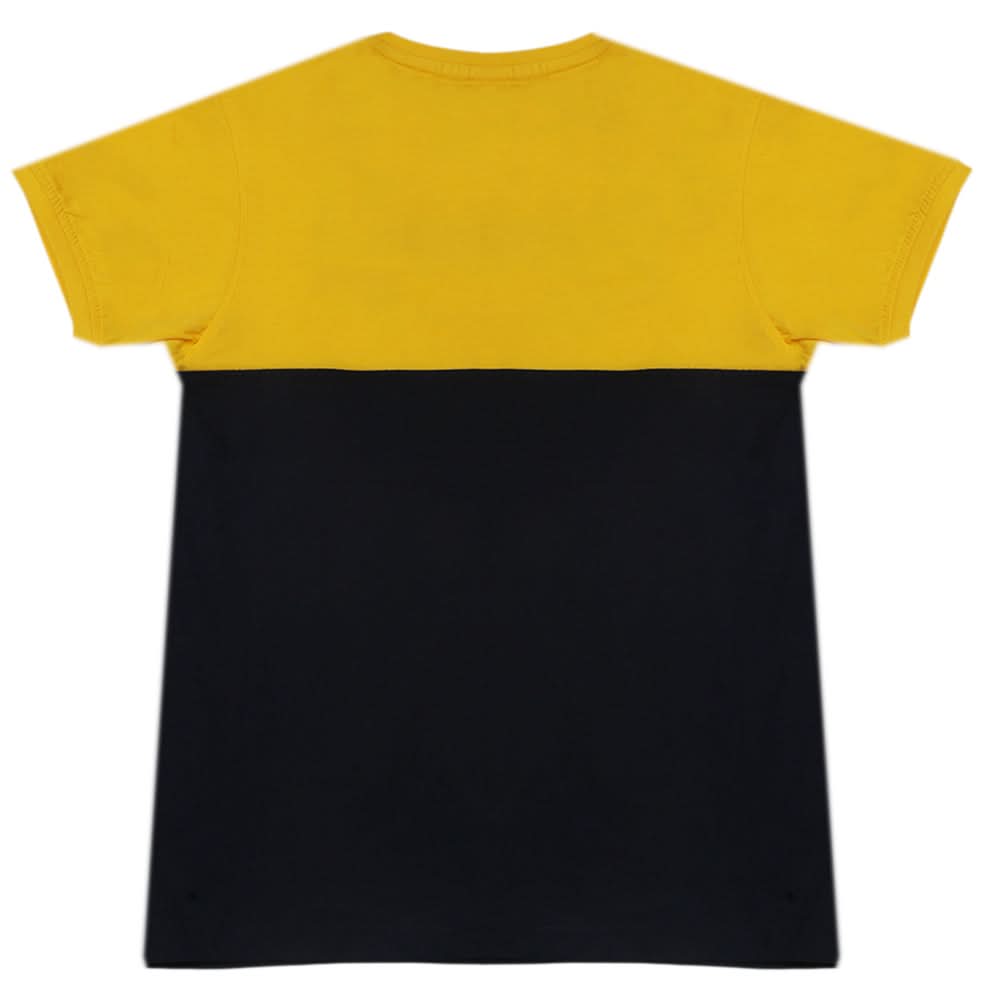 Boys Half Sleeves T-Shirt - Yellow, Boys T-Shirts, Chase Value, Chase Value