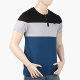 Men's Half Sleeves T-Shirt - Steel Blue, Men's T-Shirts & Polos, Chase Value, Chase Value