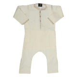 Boys Embroidered Shalwar Kameez - White, Kids, Boys Shalwar Kameez, Chase Value, Chase Value