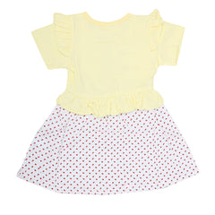 Newborn Girls Frock - Yellow, Kids, New Born Girls Frocks, Chase Value, Chase Value