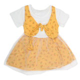 Newborn Girls Frock - Mustard, Kids, NB Girls Frocks, Chase Value, Chase Value