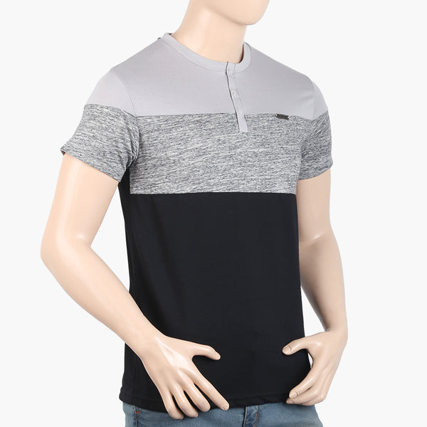 Men's Half Sleeves T-Shirt - Grey, Men's T-Shirts & Polos, Chase Value, Chase Value