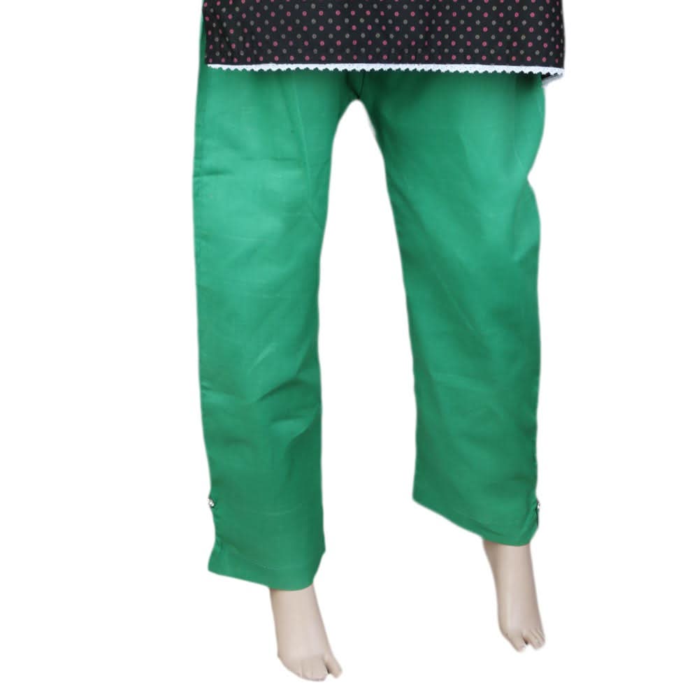 Women's Basic Trouser -  Green, Women, Pants & Tights, Chase Value, Chase Value