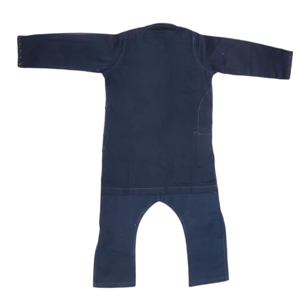 Boys Embroidered Shalwar Kameez - Navy Blue, Kids, Boys Shalwar Kameez, Chase Value, Chase Value