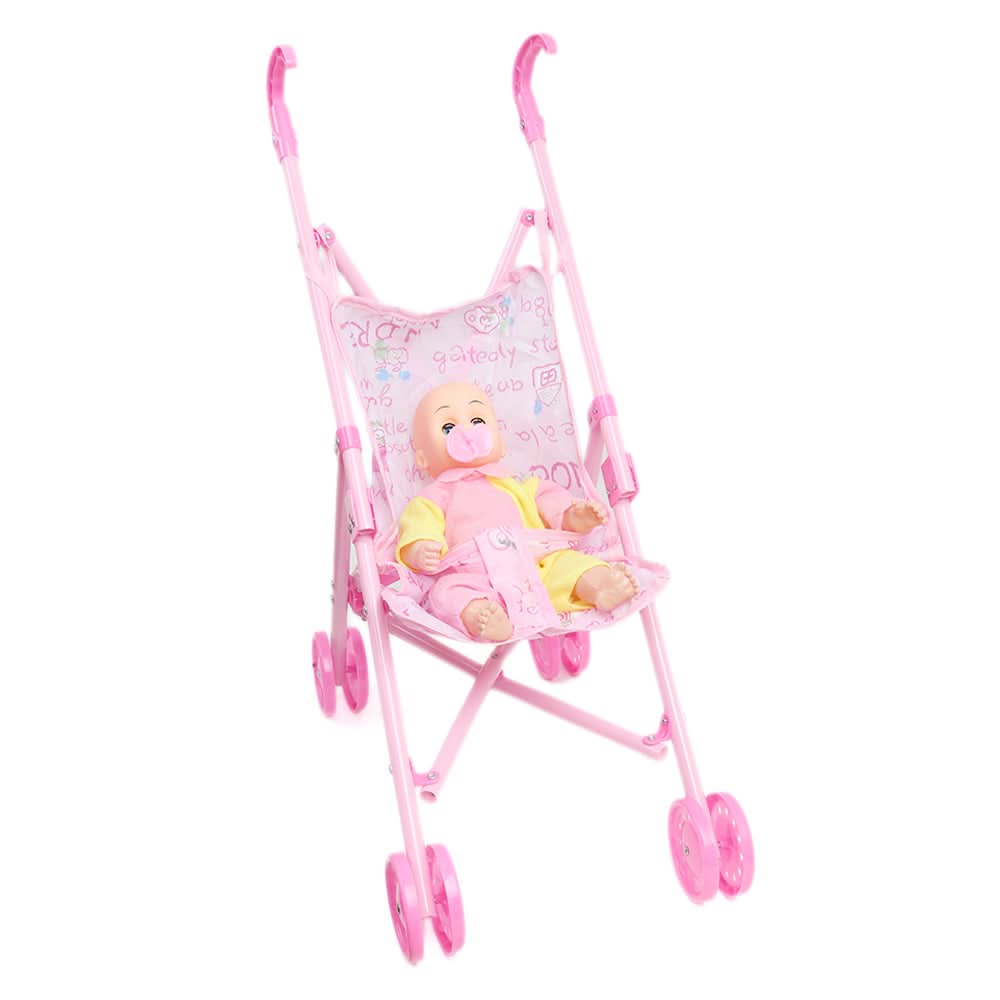 Doll With Stroller & Sound, Kids, Dolls and House, Chase Value, Chase Value