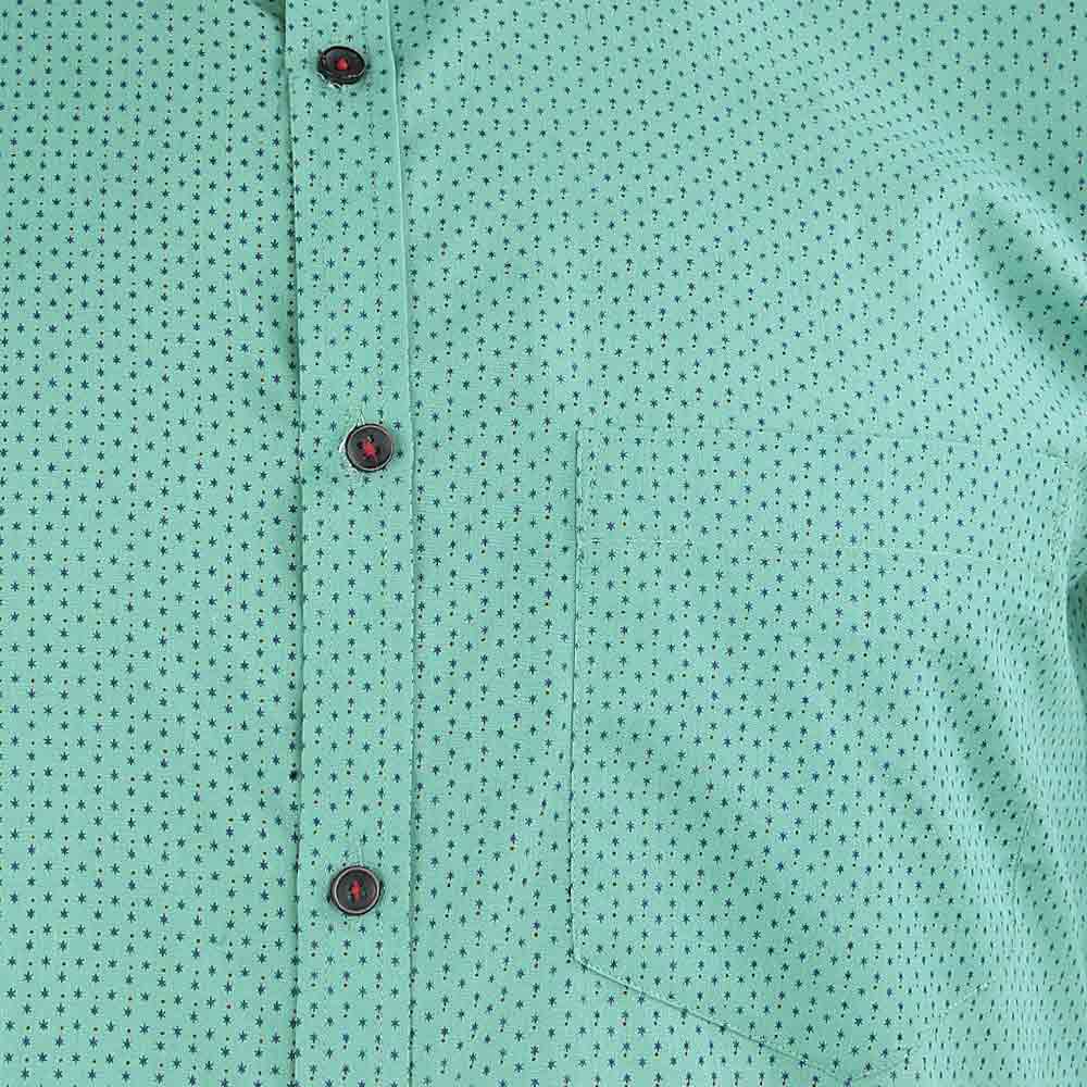 Men's Business Casual Shirt - Green - test-store-for-chase-value