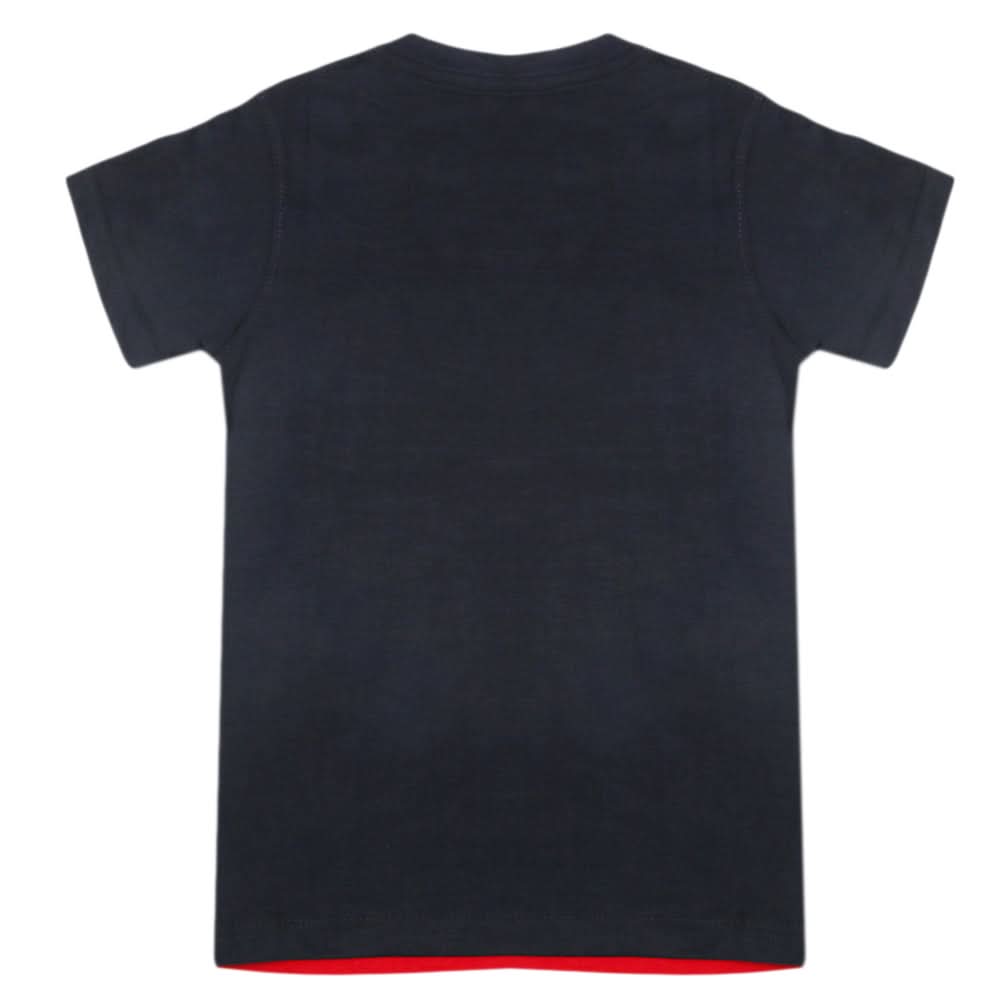 Boys Half Sleeves T-Shirt - Navy Blue, Boys T-Shirts, Chase Value, Chase Value