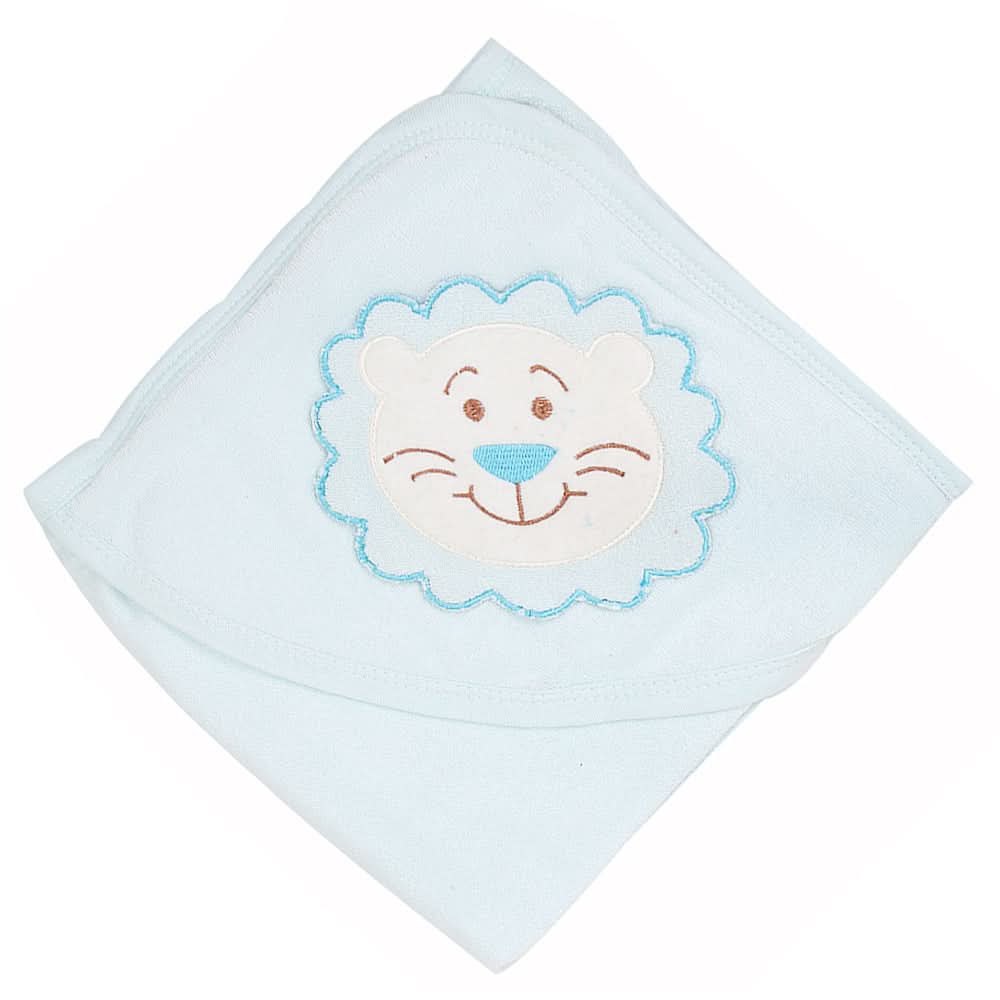 Newborns Bath Towel - Cyan, Kids, Bath Accessories, Chase Value, Chase Value