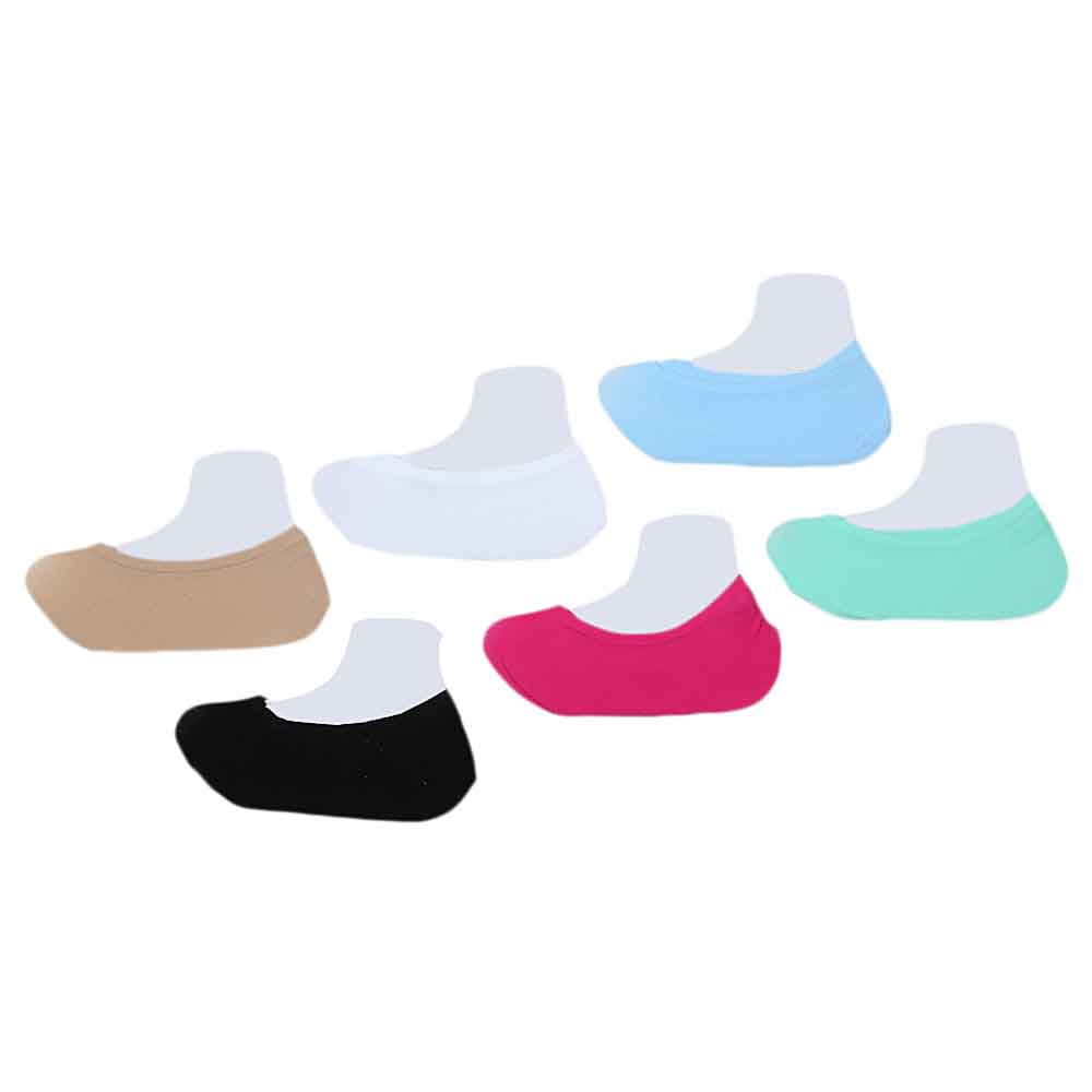 Girls Loafer Socks 6 Pcs - Multi, Kids, Girls Socks, Chase Value, Chase Value