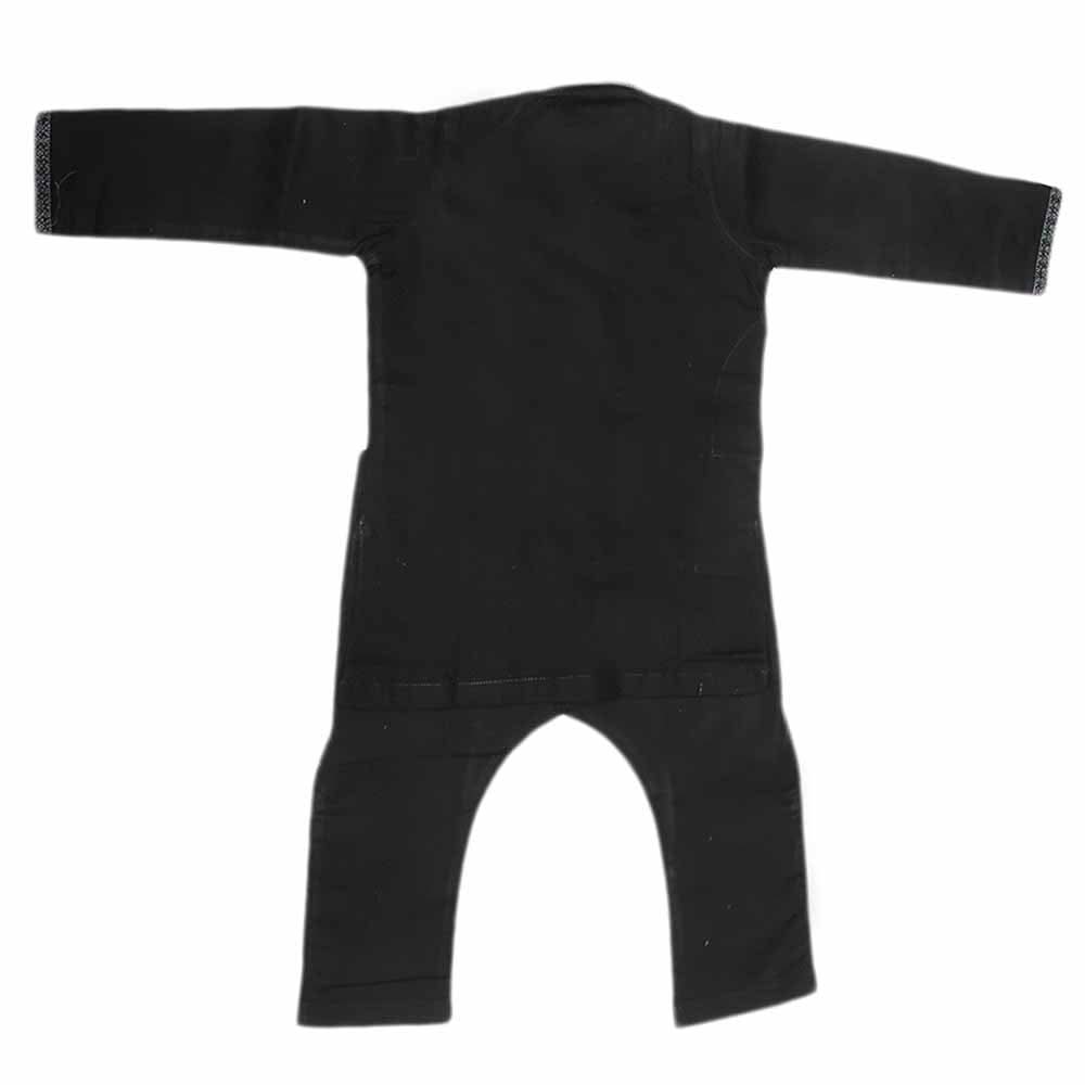 Boys Embroidered Shalwar Kameez - Black, Kids, Boys Shalwar Kameez, Chase Value, Chase Value